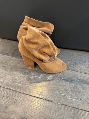 Suede booties